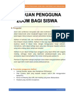 Panduan Pengguna ZOOM Siswa FT UNJ PDF