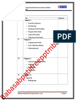 A Project Report On Financial Performance Based On Ratios at HDFC Bank