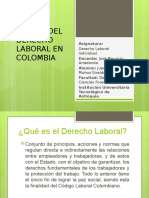 Origen Del Derecho Laboral en Colombia