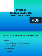 Ethics in Functional Fields