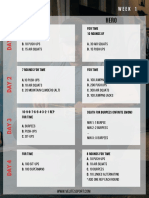Training Plan Velites W1 PDF