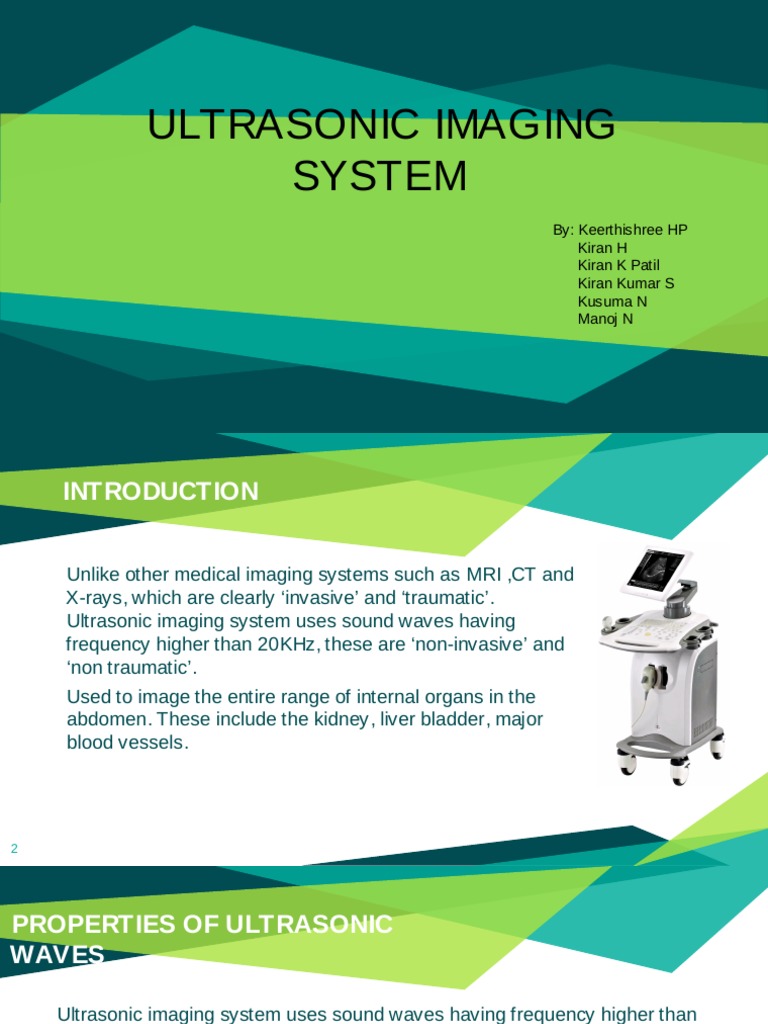 Ultrasonic Imaging System Overview | PDF | Ultrasound | Medical Imaging