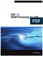 SAS 9.2 VSAM Processing For zOS