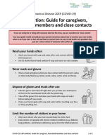 Factsheet Covid 19 Guide Isolation Caregivers