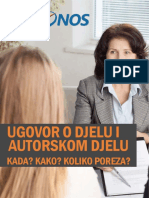 Ugovor o Djelu I Autorskom Djelu