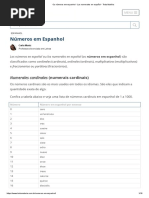 Os números em espanhol - Los numerales en español - Toda Matéria.pdf