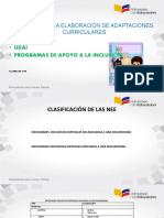 ADAPTACIONES CURRICULARES 1, 2 Y 3 Hoy