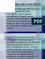 The Product Life Cycle PLC