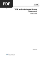 WDK Authentication Session Management