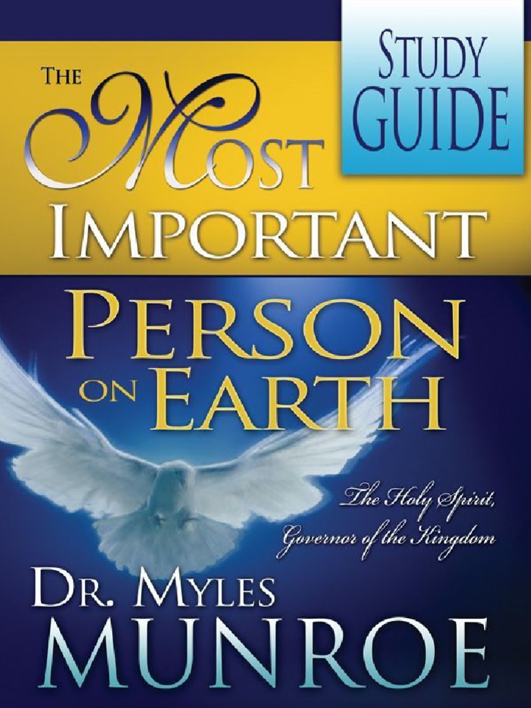 Most Important Person On Earth Studyguide Myles Munroe | PDF | Heaven | New  King James Version, image size:768x1024