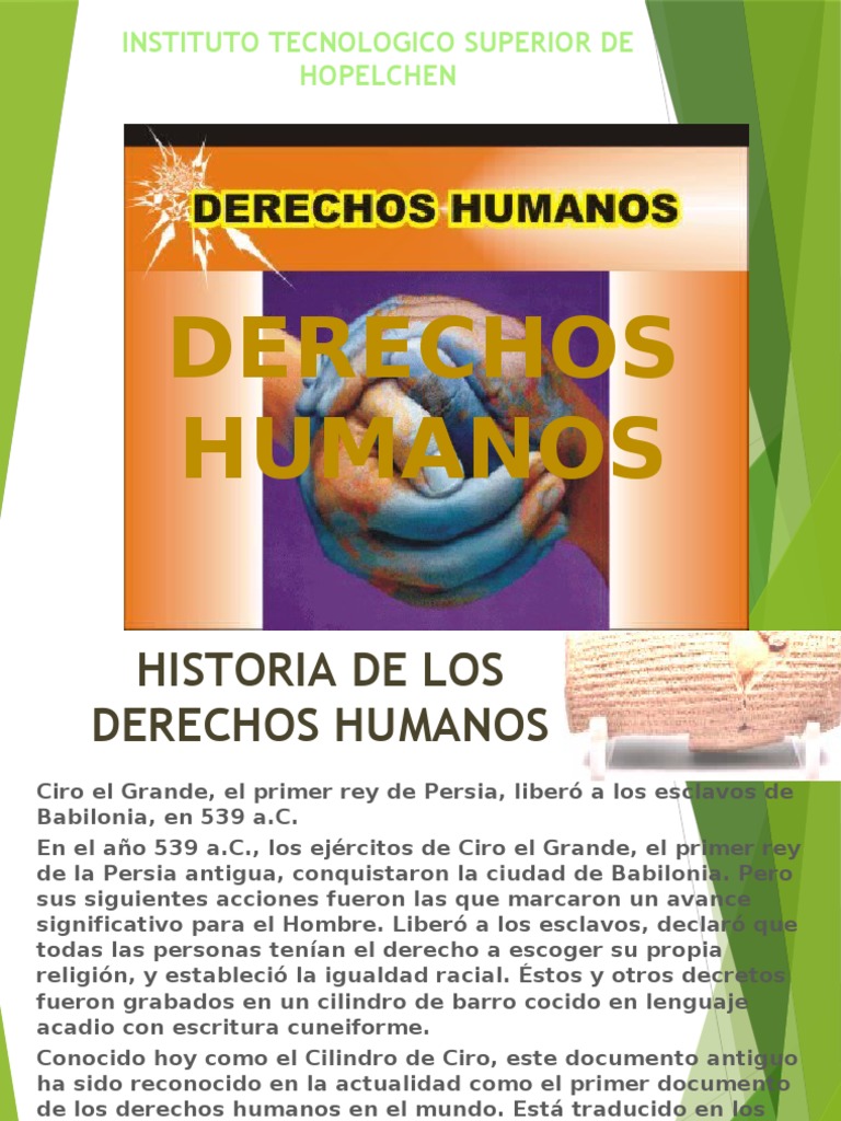 Historia de los Derechos Humanos | PDF | Naciones Unidas | Relaciones ...