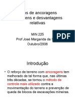 Escavações Subterrâneas - Tipos de Ancoragens