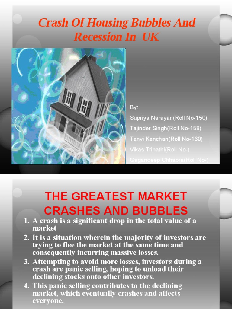 Crash of Housing Bubbles and Recession in UK PDF Financial Crisis