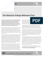 The Dielectric Voltage Withstand Test Executive Summary