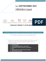 Mesa de Examen Septiembre 2019 Córdoba