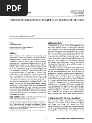 Translation Culture Problems Translations Multilingualism