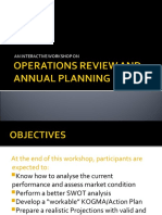 Planning Guide for Non-Operation