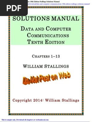 Data and computer communication by william stallings 10th edition pdf P D F Data And Computer Communications 10th Edition William S