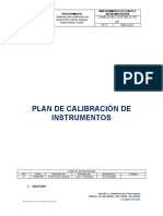 Plan de Calibración