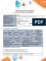 Guía para el uso de recursos educativos - Plantilla Excel