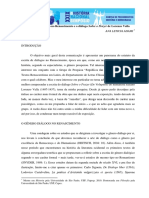 ADAMI, Ana Leticia. O gênero dialógico no Renascimento e o diálogo Sobre o Prazer de Lorenzo Valla.pdf
