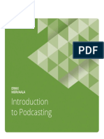 Guide 5 Introduction To Podcasting by Erkki Mervaala
