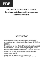 Population Growth and Economic Development PDF