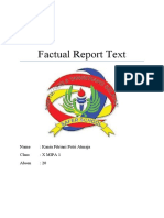 Factual Report Text Laptop