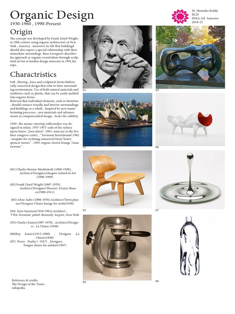Organic Design: 1930-1960 & 1990-Present | PDF | Social Science | Art