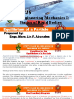 Equilibrium of A Particle PDF