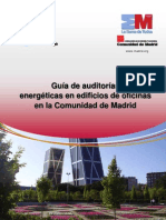 Guia de Auditorias Energeticas en Edificios de Oficinas de La Comunidad de Madrid 