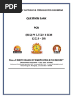 R-15 Iv-Ii Sem Question Bank