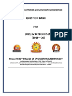 R-15 Iv-Ii Sem Question Bank PDF