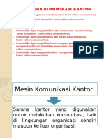 Mesin-Mesin Komunikasi Kantor