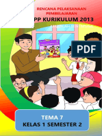 RPP 1 Lembar Kelas 1 Tema 7 Revisi WWW - Kangmartho