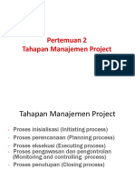 Tahapan Manajemen Project PDF