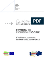 Quaderniricercasociale3 - Povertà e Esclusione Italia 2010