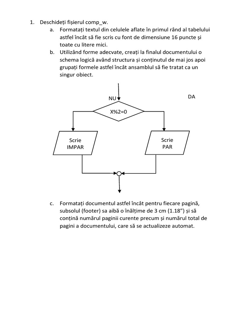 Subiecte Word PDF | PDF