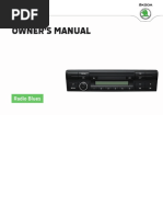 Skoda Yeti Blues Car Radio Manual