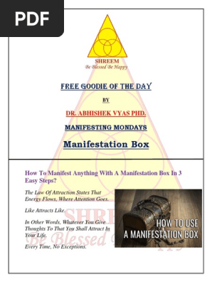 Manifesting Mondays - Manifestation Box