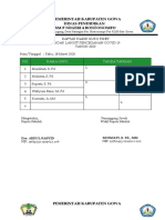 Daftar Hadir Piket Covid-19