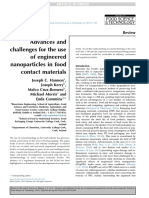 Advances and Challenges For The Use of Engineered Nanoparticles in Food Contact Materials