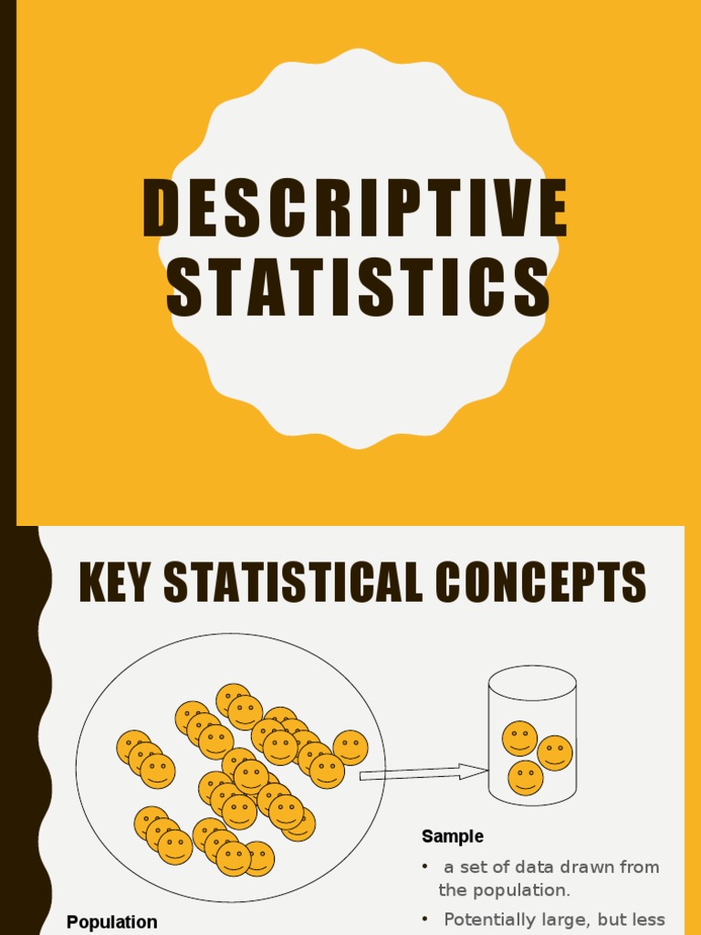 Understanding Descriptive Statistics Concepts | PDF | Median | Standard ...