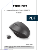 Wireless Mouse Tecknet m002 PDF