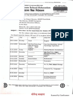 Date Sheet For Pre Boards PDF