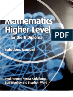 Mathematics HL - Solutions Manual - Fannon, Kadelburg, Woolley and Ward - Cambridge 2016 PDF