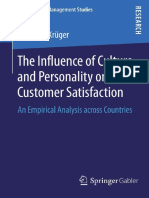Franziska Krüger Auth. The Influence of Culture and Personality On Customer Satisfaction An Empirical Analysis Across Countries PDF