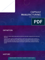Capsule Manufacturing
