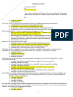 Grile Rezolvate Marketing PDF