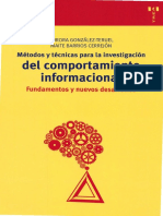 González-Teruel, Barrios-Cerrejón. 2012. Métodos y Técnicas para La Investigación Del Comportamiento Informacional. Fundamentos y Nuevos PDF